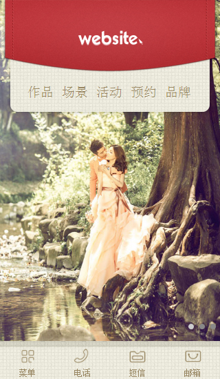 攝影行業(yè)手機網(wǎng)站案例