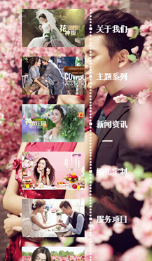 婚紗行業(yè)手機網(wǎng)站案例