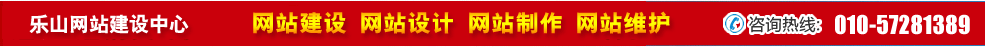 四川樂(lè)山網(wǎng)站建設(shè)